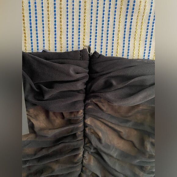 black dress with nude lining and closure on the back, new dress with tags - Picture 13 of 15